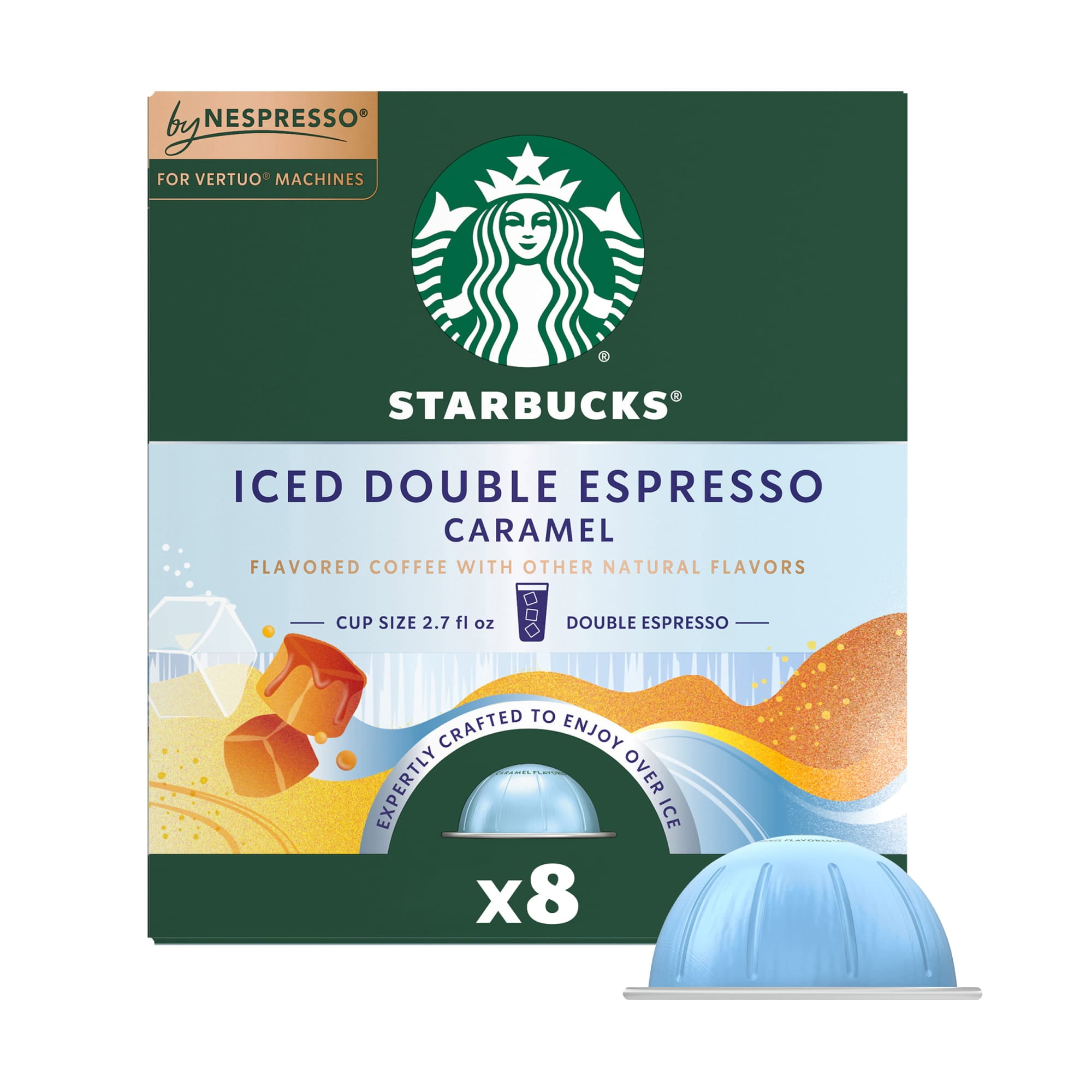 Starbucks by Nespresso Vertuo, Iced Double Espresso Caramel