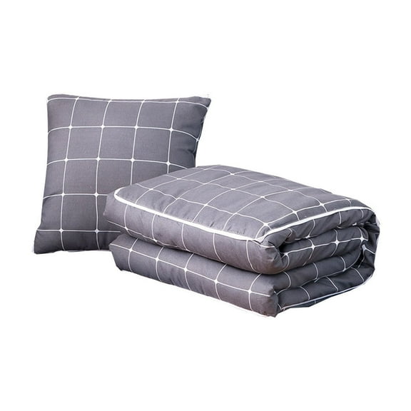 SBYOJLPB 2 In 1 Blanket Cuddle Pillow Quilt Round Cushion Cover Travel Blanket Soft All Seasons Comfort Pillow and Blanket Combo