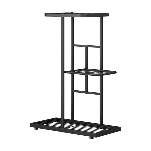 SBYOJLPB 3 Tier Iron Plants Stand Multi Layer Concise Planter Holders Flower Display Stands Plants Rack Space Saving for Home Living Room Garden office Decorative