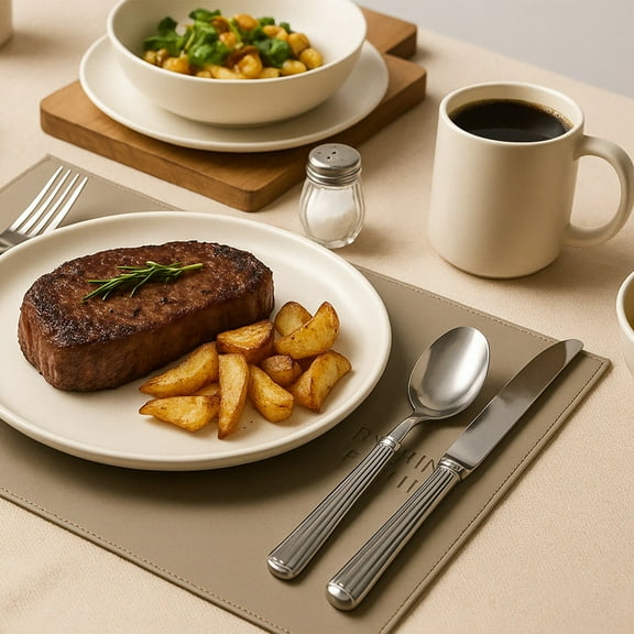 SBYOJLPB Back to School,12 Piece Stoneware Dinnerware Sets with Mugs Microwave Dishwasher Safe Dinner Plates Bowls Set Stackable Matte Glaze Kitchenware