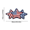 thumbnail image 1 of SBYOJLPB Bathroom Rug Mat 4th of July Thickened Entrance Door Mat Independence Day Decorative Carpet, 1 of 6