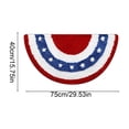 thumbnail image 1 of SBYOJLPB Bathroom Rug Mat 4th of July Thickened Entrance Door Mat Independence Day Decorative Carpet, 1 of 6
