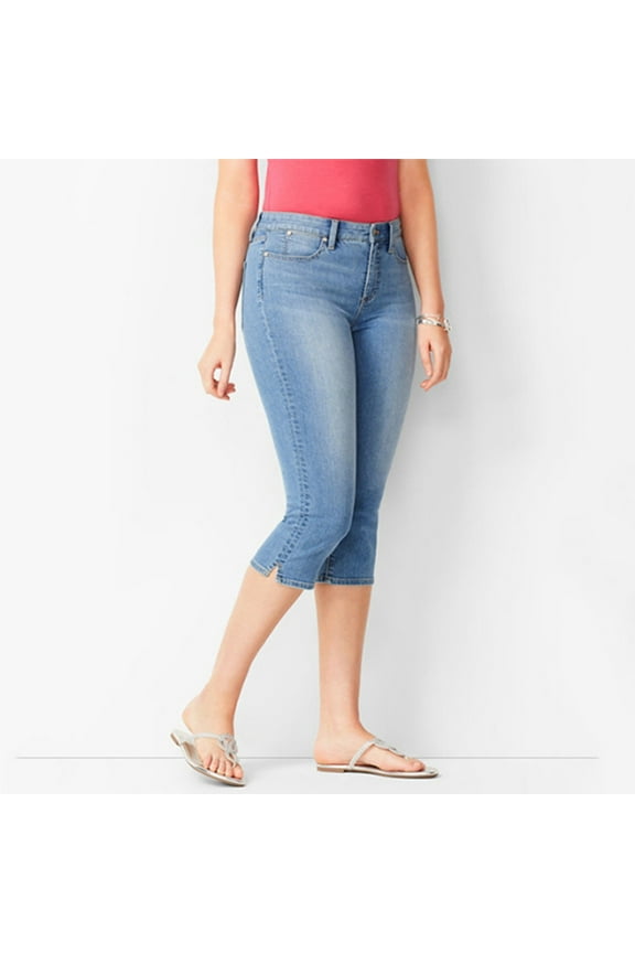 Capri Pants For Women Jeans Womens Capris Women Hight Waisted Denim Jeans Stretch Slim Pants Calf Length Jeans 8(L)