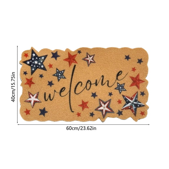 SBYOJLPB Doormats Patriotic July 4th 250th Anniversary Decorations Doormats Washable NonSlip Mats