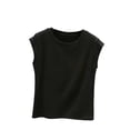 thumbnail image 1 of SBYOJLPB Fashion Womens Tank Top Summer Sleeveless Round-Neck Comfy Solid Regular Tank Tops, 1 of 5