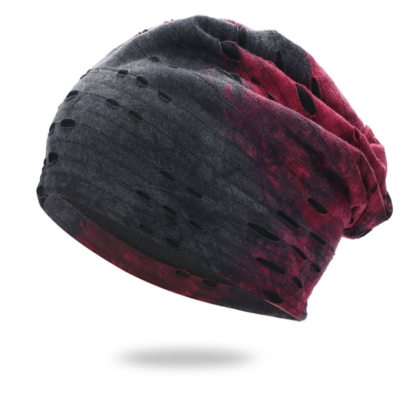 SBYOJLPB Hats for Women Women Men Warm Baggy Camouflage Crochet Winter Wool Ski Beanie Hole Caps Hat