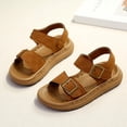 thumbnail image 1 of SBYOJLPB Kids Sports Outdoor Sandals with Adjustable Metal Buckle Straps Boys Soft Soled Casual Shoes Lightweight Durable Design for Playground and Summer Adventures, 1 of 9