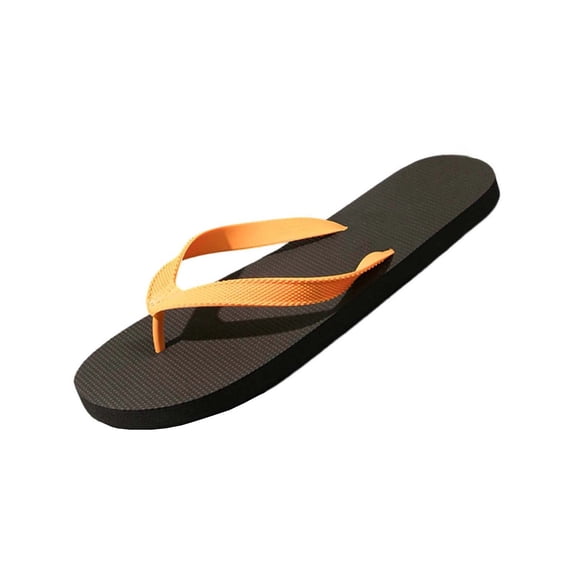 SBYOJLPB Men's Sandals Casual Indoor and Outdoor Versatile Solid Color Round Toe Open Toe Flat Soft Sole Beach Sandals