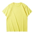 thumbnail image 1 of SBYOJLPB Men's T-Shirt Short Sleeved Solid Color Fashion Casual Ventilate Round Neck Exercise Short Sleeve T-Shirt, 1 of 3