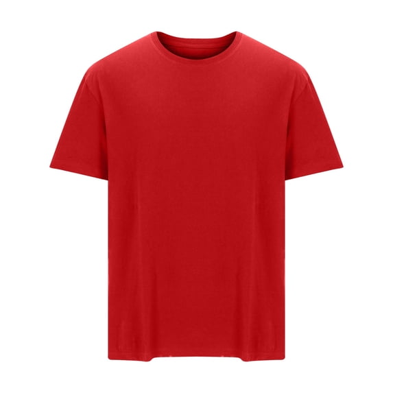 SBYOJLPB Men's Tops Summer Casual Loose Short Sleeved Round Neck T-shirt