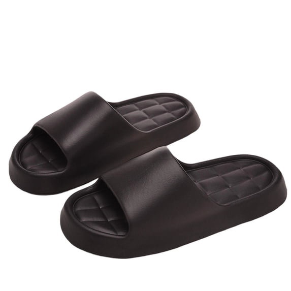 SBYOJLPB Men's and Women's Sandals Fashion Casual Couple's Indoor Solid Color Thick-Soled Soft-Soled Home Sandals