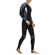 SBYOJLPB Mens Swimsuit Trunks Mens Stretch Full Body Wetsuit Surf Swimsuit Jumpsuit Diving Steamer Swimwear Gray XL