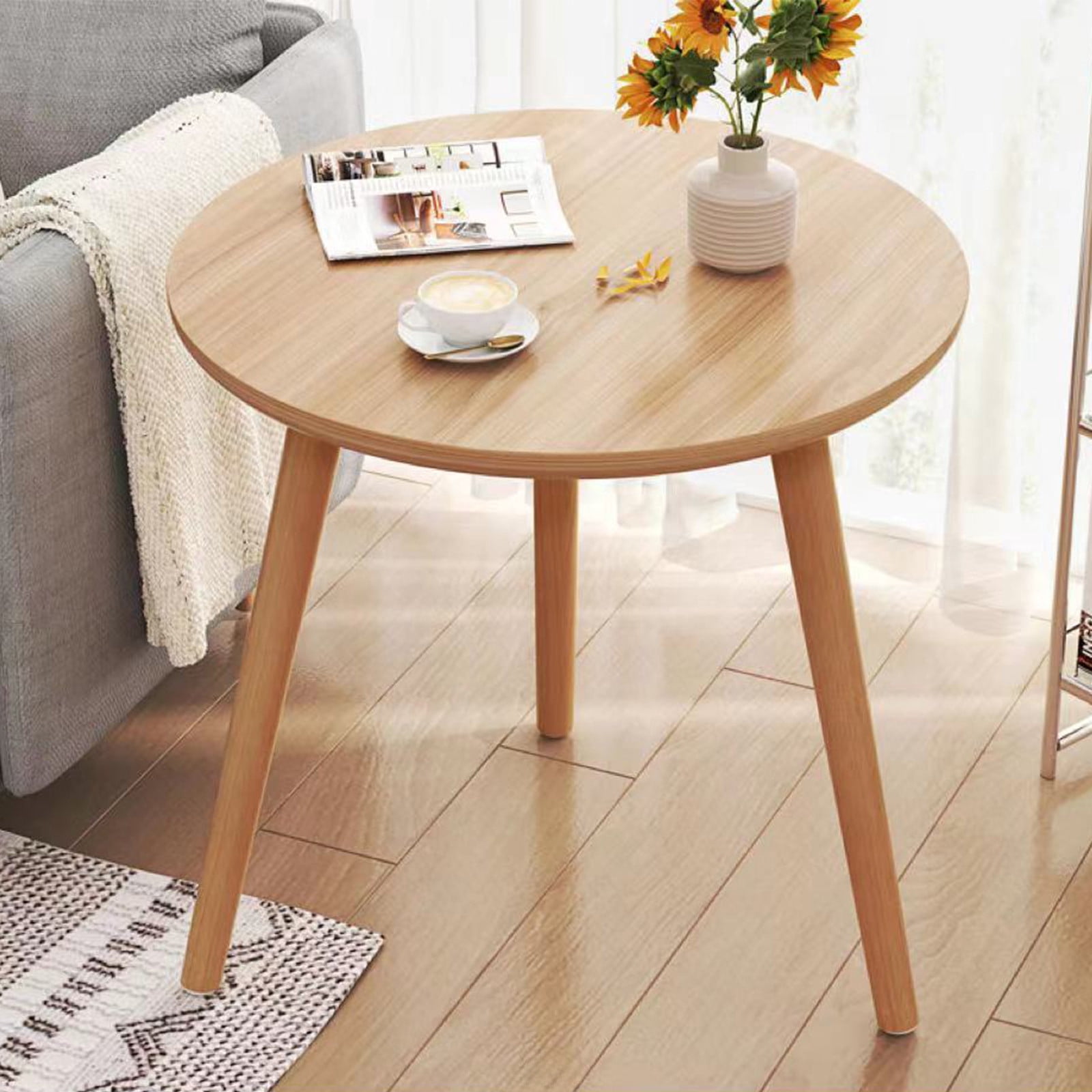 SBYOJLPB Modern Small Round Tea Table Minimalist Detachable Coffee ...