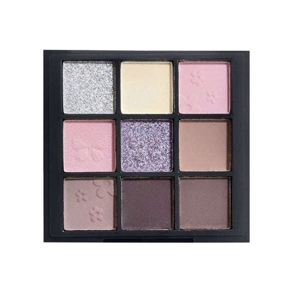 SBYOJLPB Nine Color Splicing Shiny Eye Shadow Weave Pearl Oatmeal Roast Milk 45G