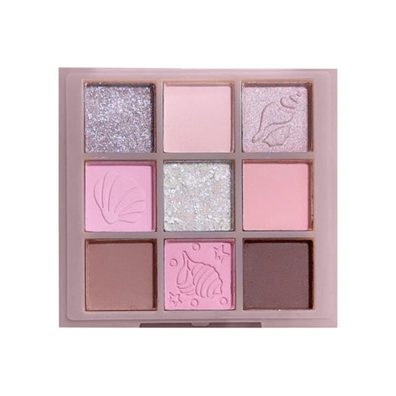 SBYOJLPB Nine Color Splicing Shiny Eye Shadow Weave Pearl Oatmeal Roast Milk 45G