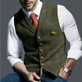 Men's Slim Solid Color Lattice Suit Vest Men's Slim Solid Color Lattice Suit Vest