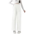 thumbnail image 1 of SBYOJLPB Pregnant Women's Pants Cropped Jeans Stretchy and Not Restrictive Wearing Straight Leg Pants Outside, 1 of 4