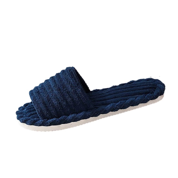 SBYOJLPB Solid Color Slipper for Women Home Indoor Open-Toe Casual Warm Comfortable Slippers