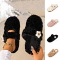 thumbnail image 1 of SBYOJLPB Solid Color Slipper for Women Winter Home Indoor Casual Slippers, 1 of 9