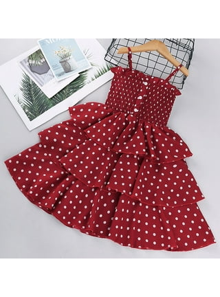 Buy Black and Red Polka Dot Dress l Kid Girls Dress