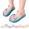 thumbnail image 1 of SBYOJLPB Toddler Sandals Open Toe Baby Girls Cute Jelly Colors Hollow Out Nonslip Soft Sole Roman Sandals, 1 of 9