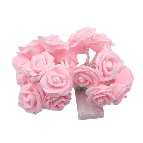 SBYOJLPB Valentines Day Led Pink Rose String Lights for Wedding Valentines Party Festival Indoor Outdoor Decorations