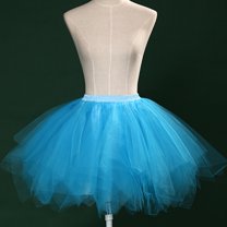 Women's 3-Layer Elastic Waist Tutu Skirt - Breathable Tulle Skirt For Costumes, Running, Dance & Parties