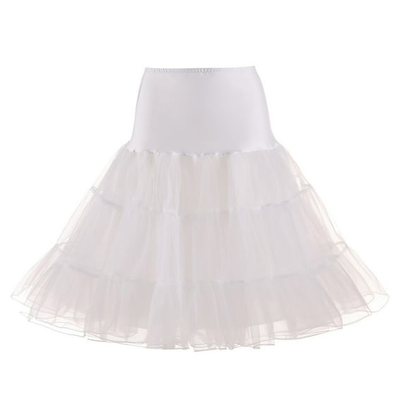 SBYOJLPB Women'S Skirts Womens High Quality High Waist Pleated Short Skirt Adult Tutu Dancing Skirt,White