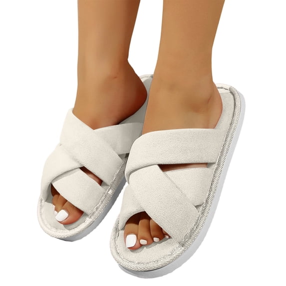 SBYOJLPB Women Sandals Indoor Household Footwear Soft Cushioned Base Bedroom Daily Rest Open Toe Sandal