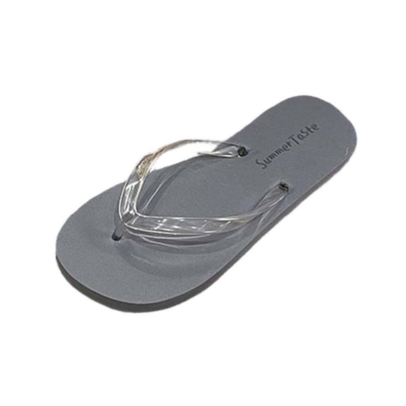 SBYOJLPB Women's Flip-Flops Sandals Fashionable Casual Indoor and Outdoor Versatile Solid Color Open Toe Flat Soft Sole Thong Sandals