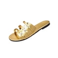 thumbnail image 1 of SBYOJLPB Women's Sandals Casual Indoor and Outdoor Versatile Toe Round Toe Open-Toe Flat Soft Sole Sandals, 1 of 9