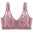 thumbnail image 1 of SBYOJLPB Women's Sexy Bra Women's Integrated without Steel Ring Fixed Gathering Cup Sports Yoga Underwear Pink 52, 1 of 7