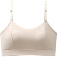 thumbnail image 1 of SBYOJLPB Women's Sexy Bra Women's Steel Ring Gathering Bra Underwear Daily Bra Beige XXXL, 1 of 4