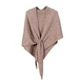 thumbnail image 1 of SBYOJLPB Women's Shawl Wrap Knitted Wool Cardigan Cape Casual Shoulder Scarf Solid Color Stylish Knit Shawl Cardigan Top, 1 of 7