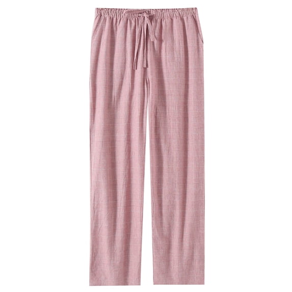 SBYOJLPB Womens Pajama Pants Casual Home Pants Drawstring Waist Sleep Bottoms with Pockets