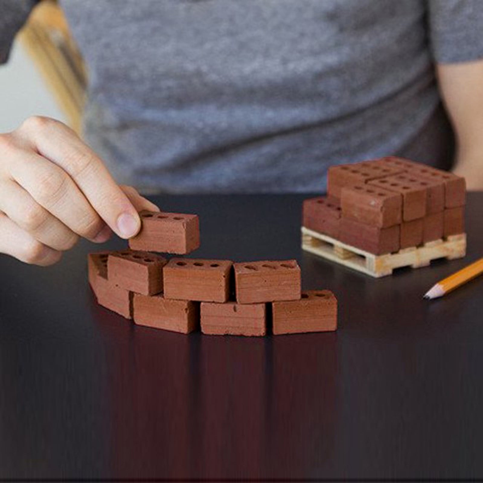 SBYZK Miniature Model Brick Building DIY Sandbox Set For Kids A Set Of ...