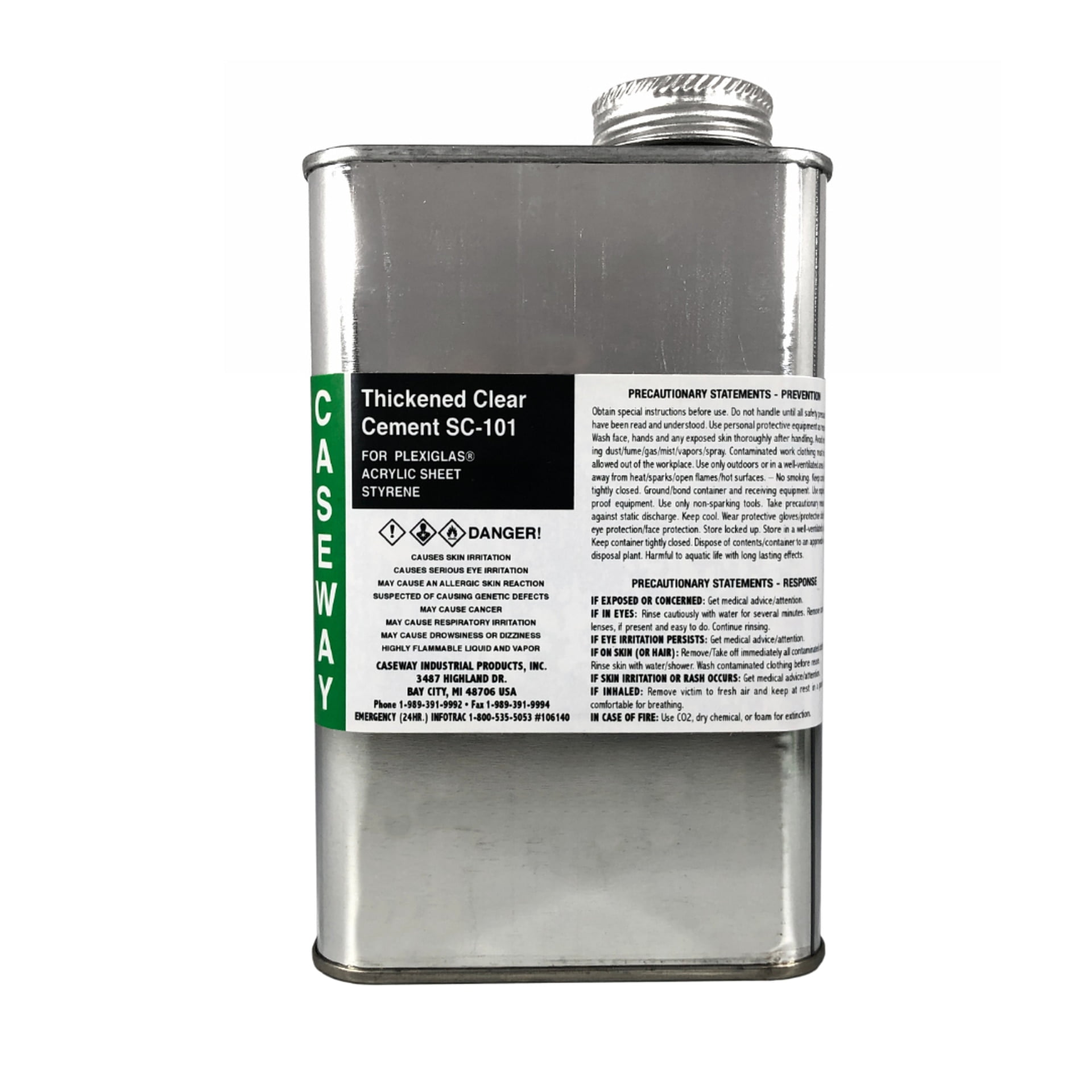 SC101 Thickened Acrylic Solvent Cement Pint (16 fl oz)