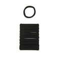 thumbnail image 1 of Scunci No Damage Hosiery Ponytail Hair Ties, Black, 10 Count, 1 of 12