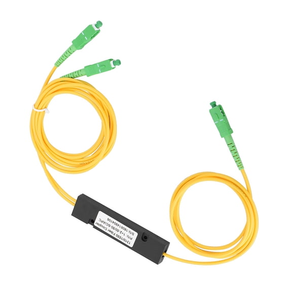 SC 1X2 PLC Singlemode Fiber Optical Splitter SC UPC PCL Splitter Compact Volume for FTTH Optical Communication System
