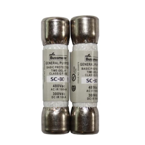 SC-30 30 Amp Class G Time Delay Fuse (2 Pack)