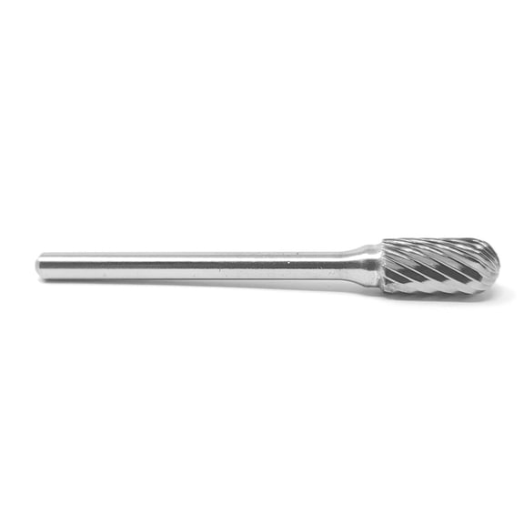 SC-51 Single Cut 1/4" x 1/2" Solid Carbide Burr Bur Tool Die Grinder Bit 1/8" Shank