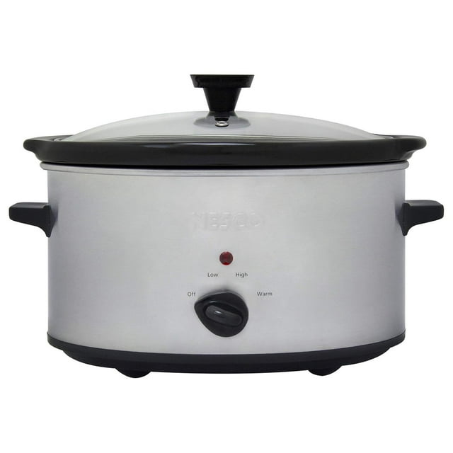 SC-6-25, Slow Cooker, 6 Quart, Silver - Walmart.com