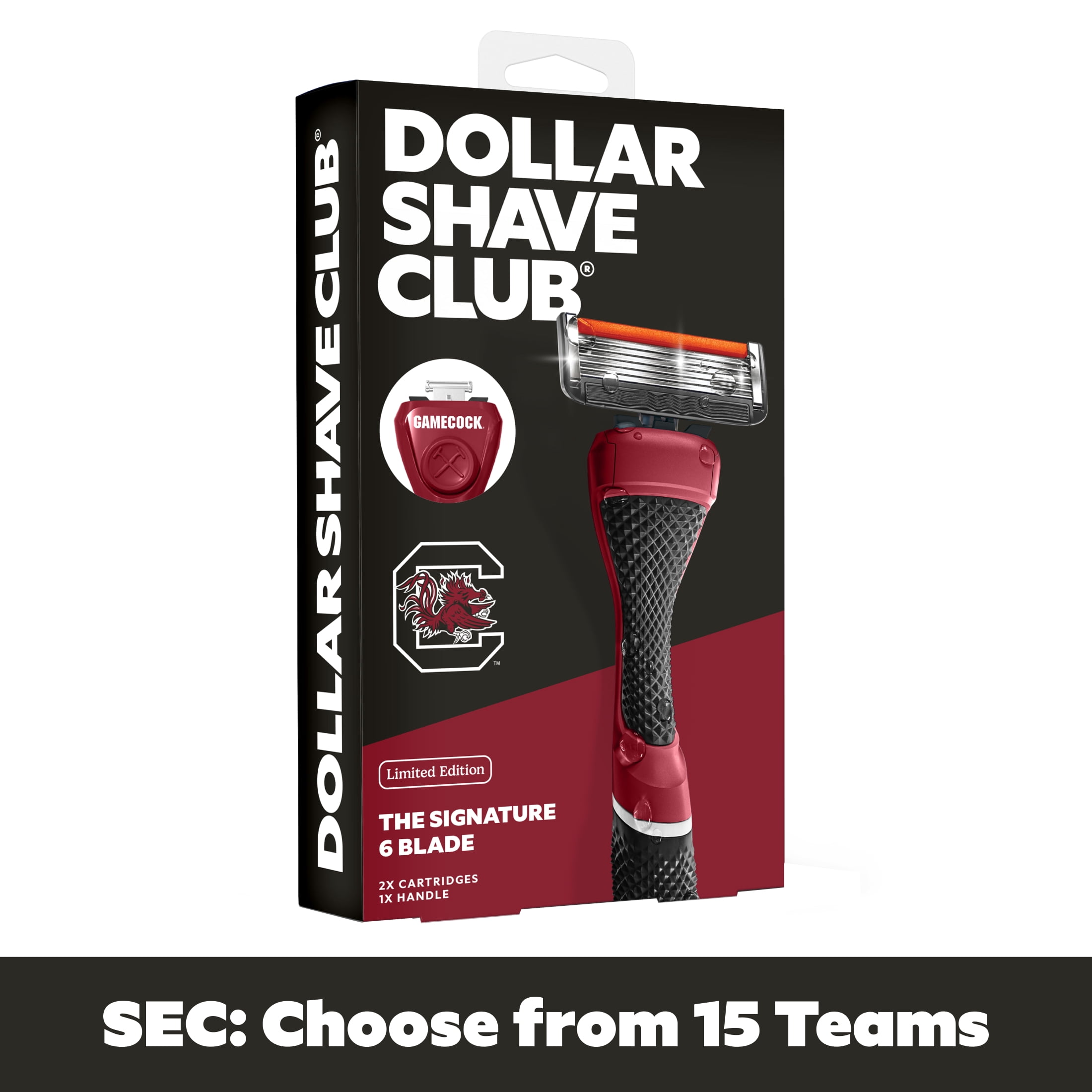 Dollar Shave Club South Carolina 6-Blade Razor Starter Set With Limited-Edition Handle