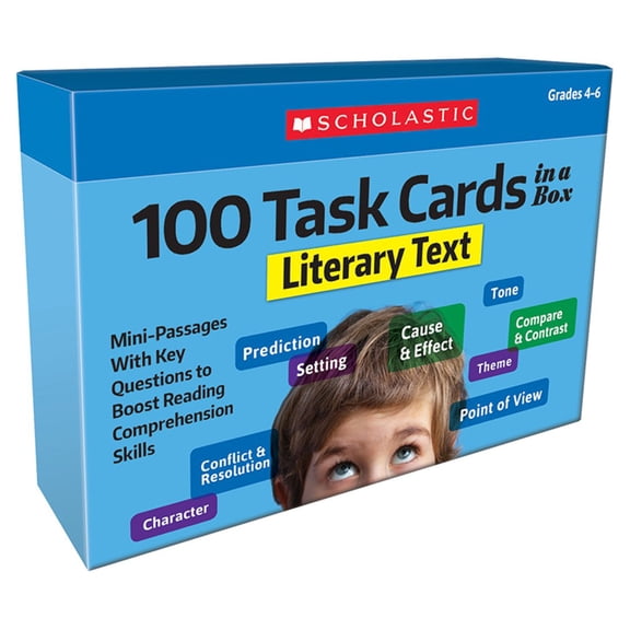 SC-855266 - 100 Task Cards in a Box: Literary Text by Scholastic Teaching Resources