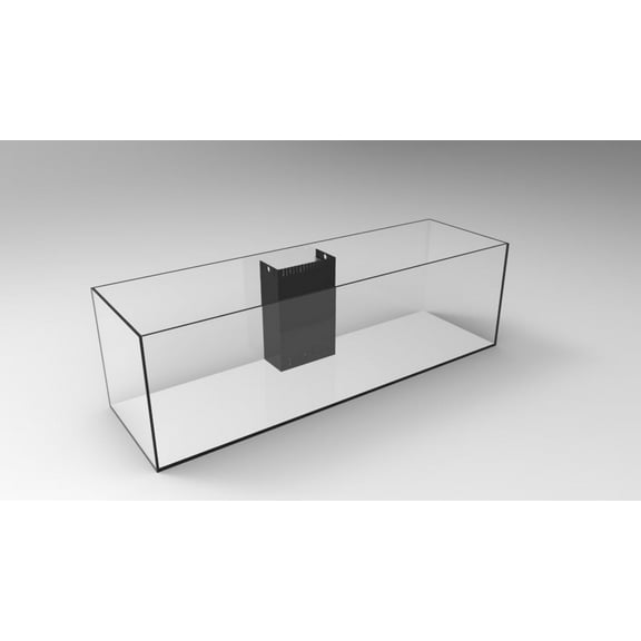 Empire USA 85 Gallon Aquarium w/Center Overflow, Freestanding Glass Rectangle Aquarium Tank, 60L x 18W x 18H