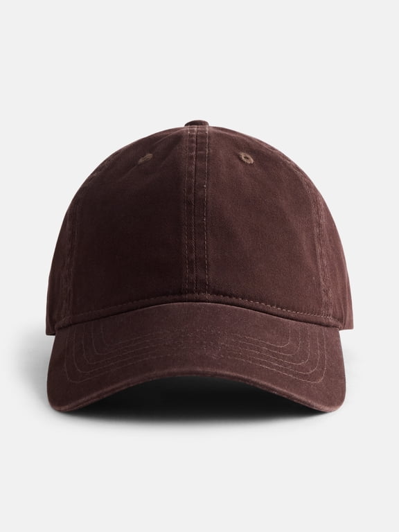 Women's Twill Baseball Hat, Carob