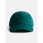 Women's Twill Baseball Hat, Green Blast