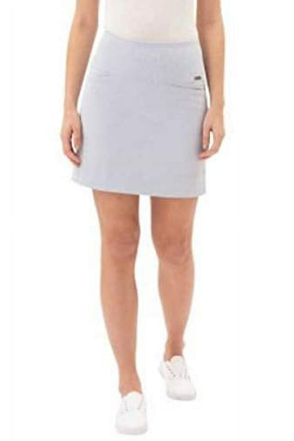 Women's Comfortable Stretch Double Wraparound Skort Size: XL, Color: Light Blue
