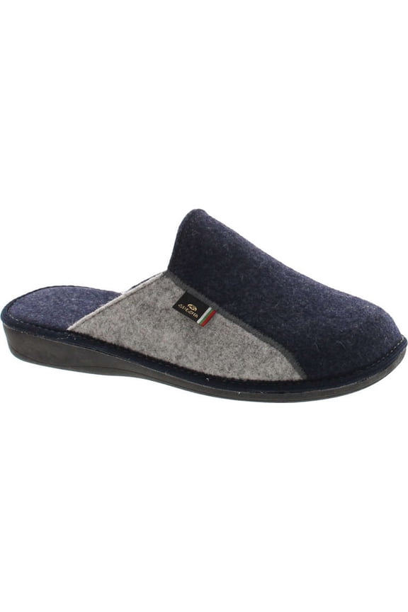 Men's 18717 Real Natural Wool Warm House Slippers Made in Europe Great Gift Item