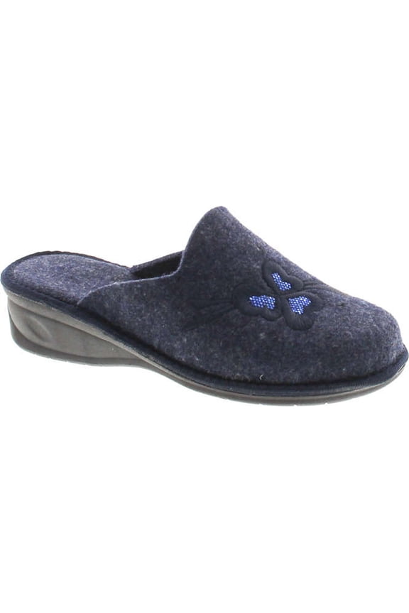 Womens 12017 Natural Wool Cozy House Slippers Made in Europe